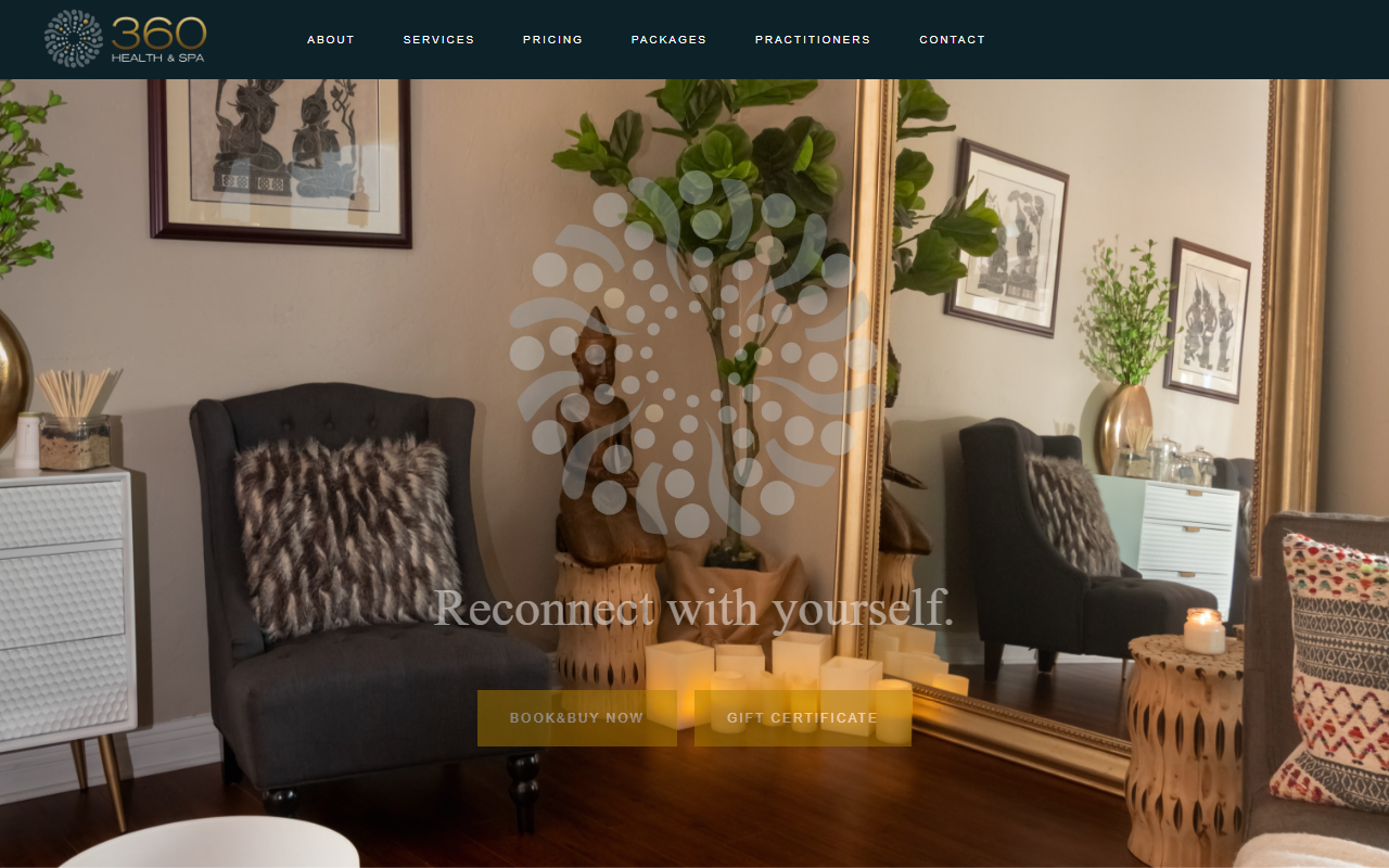 360healthspa.com screenshot