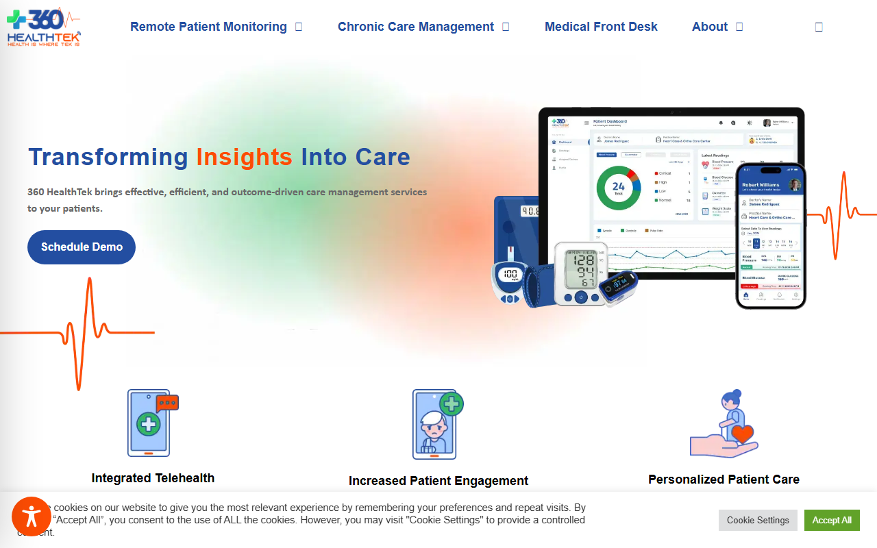 360healthtek.com screenshot