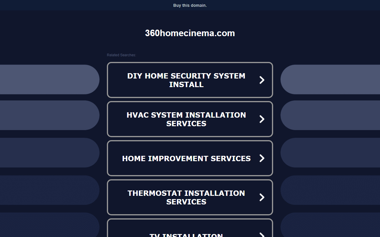 360homecinema.com screenshot