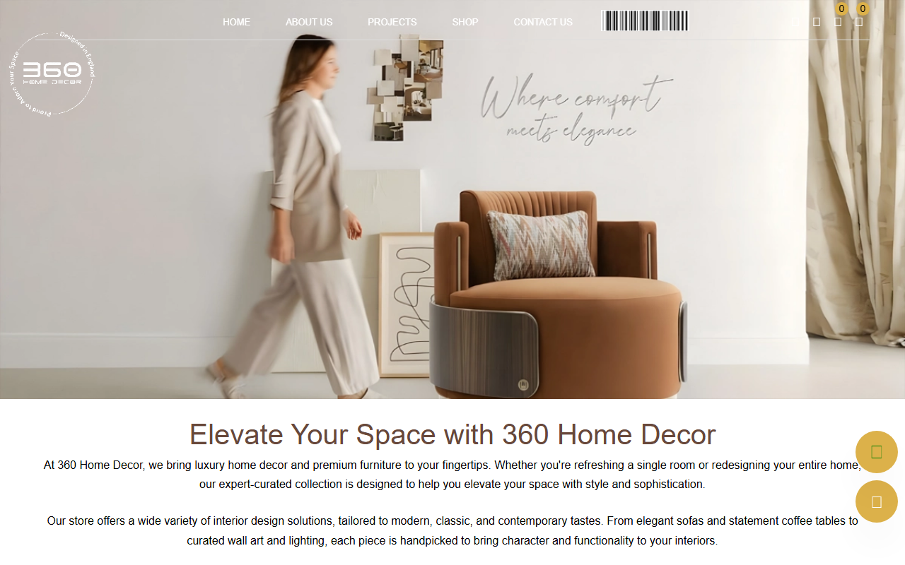 360homedecor.com screenshot