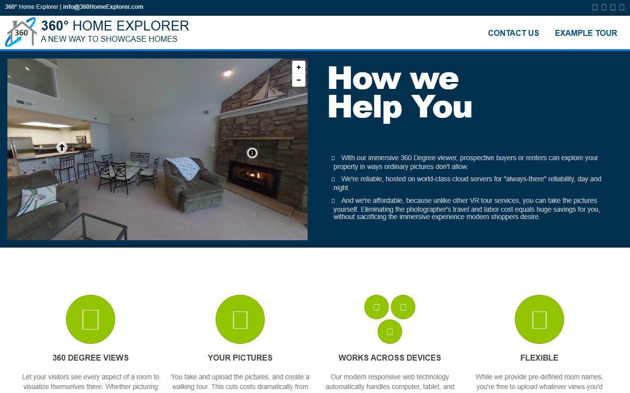 360homeexplorer.com screenshot