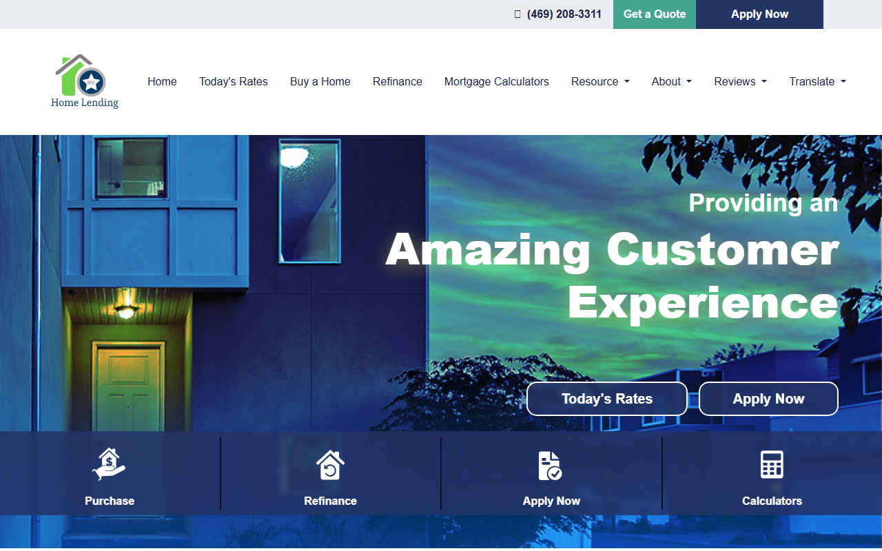 360homelending.com screenshot