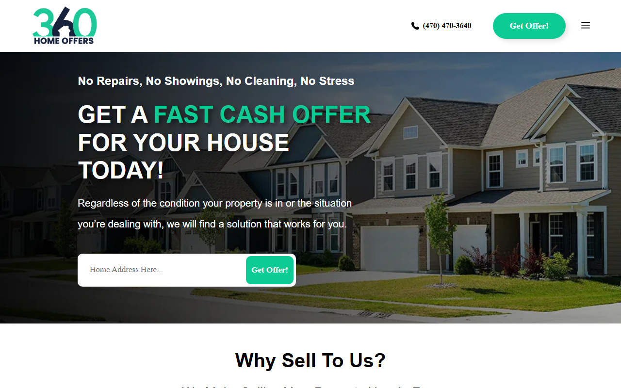 360homesoffer.com screenshot
