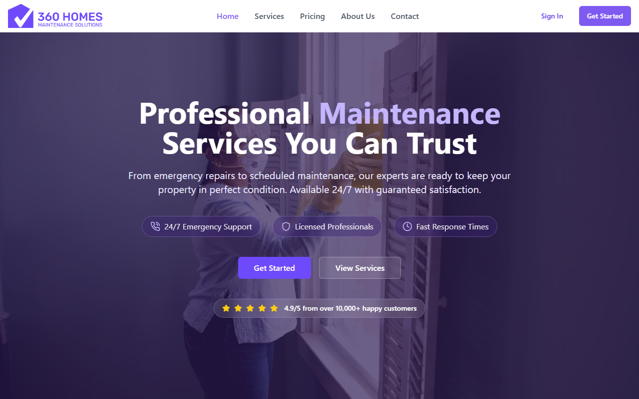 360hsolutions.com screenshot