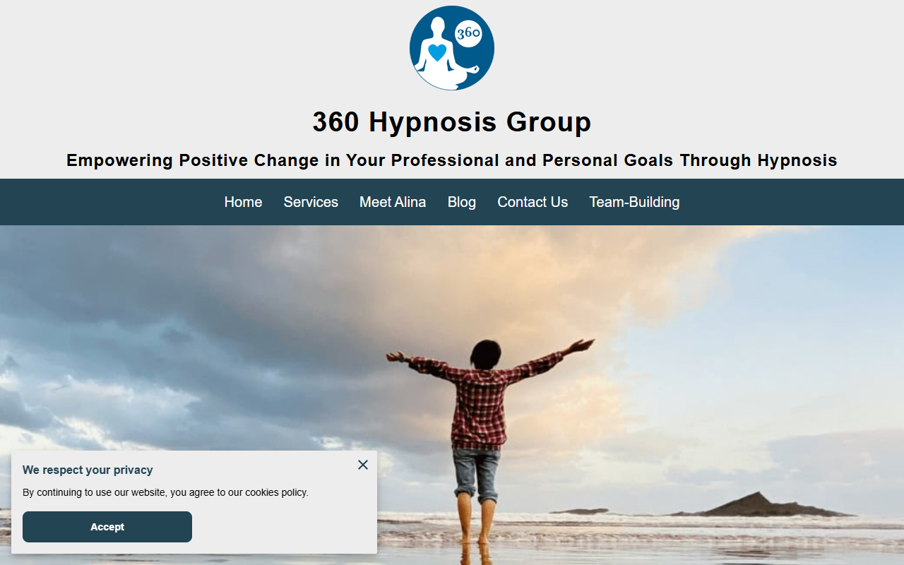 360hypnosisgroup.com screenshot