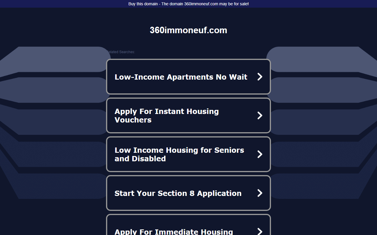 360immoneuf.com screenshot