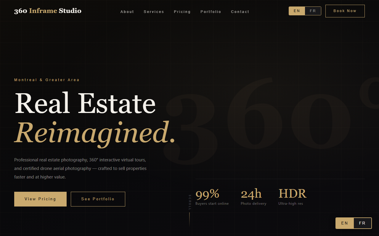 360inframestudio.com screenshot