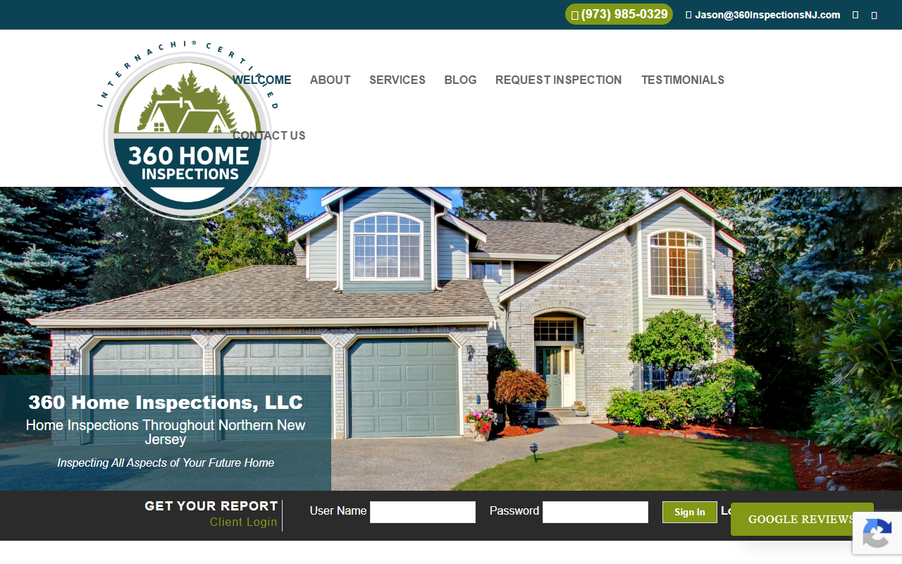 360inspectionsnj.com screenshot