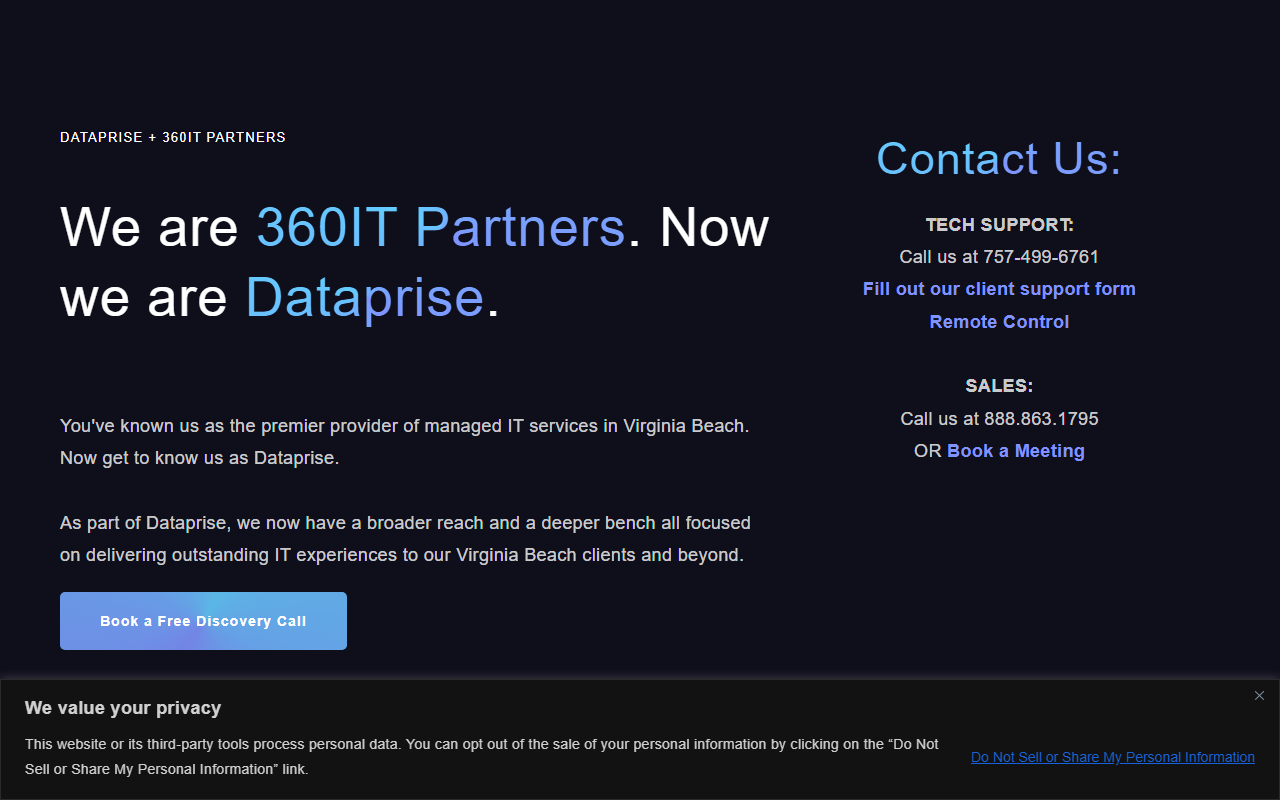 360itpartners.com screenshot