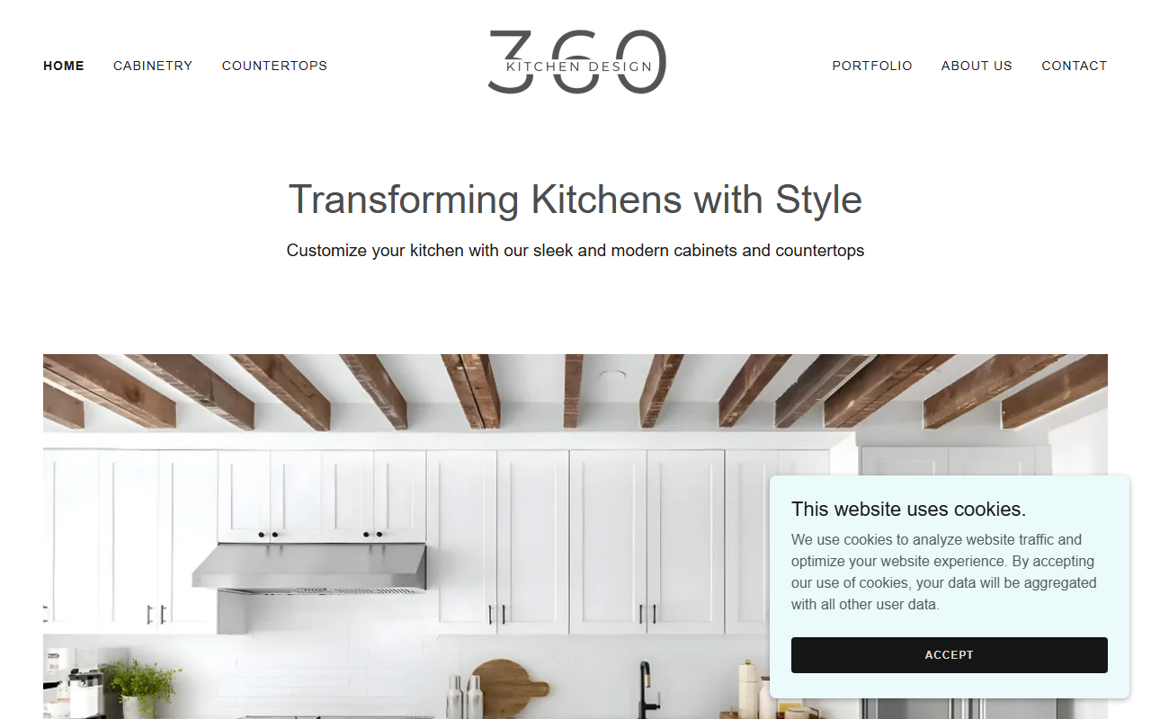 360kitchendesign.com screenshot