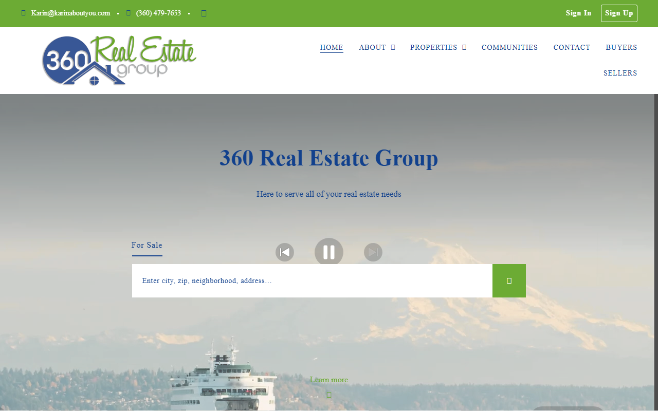 360kitsaphomes.com screenshot