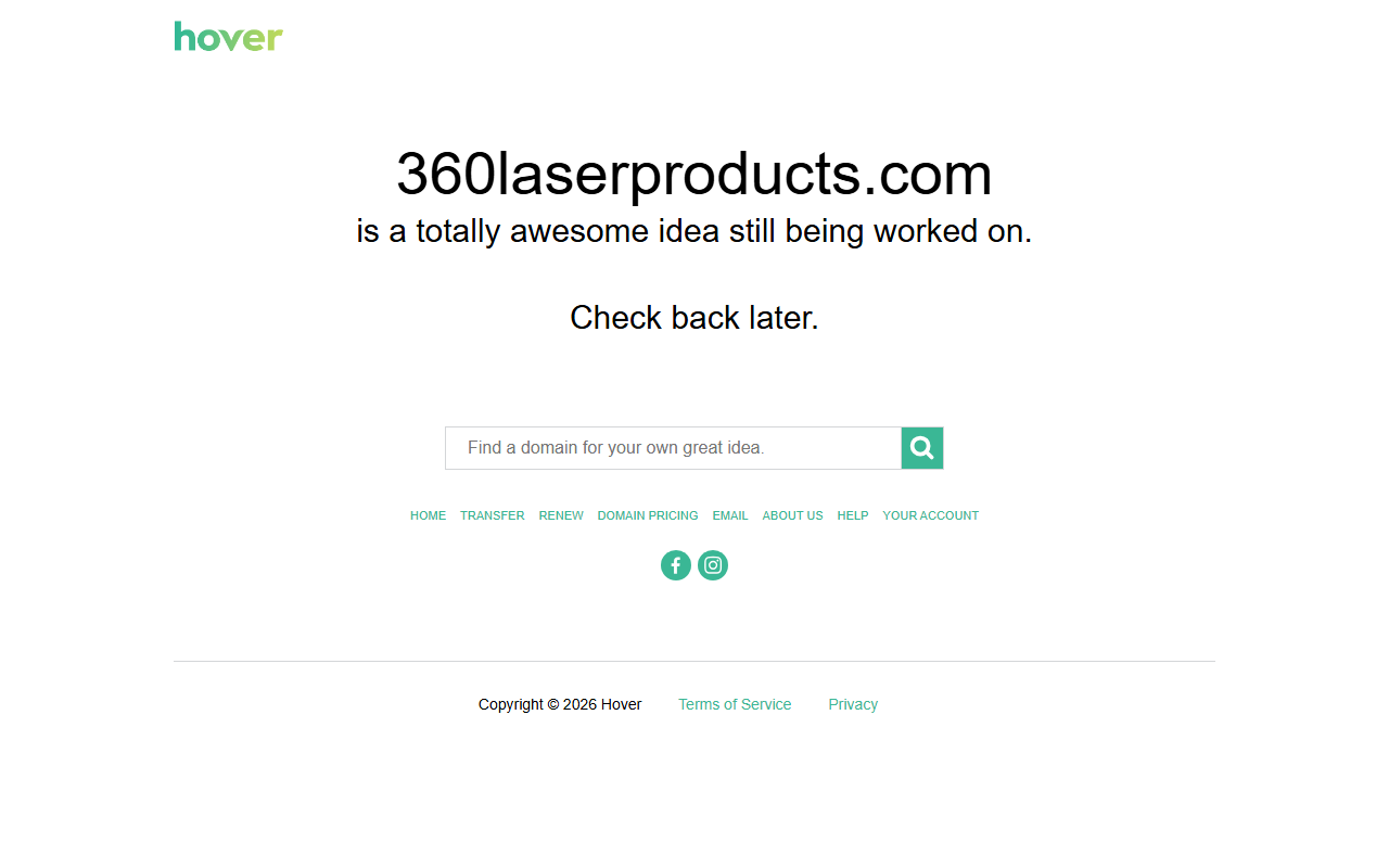 360laserproducts.com screenshot