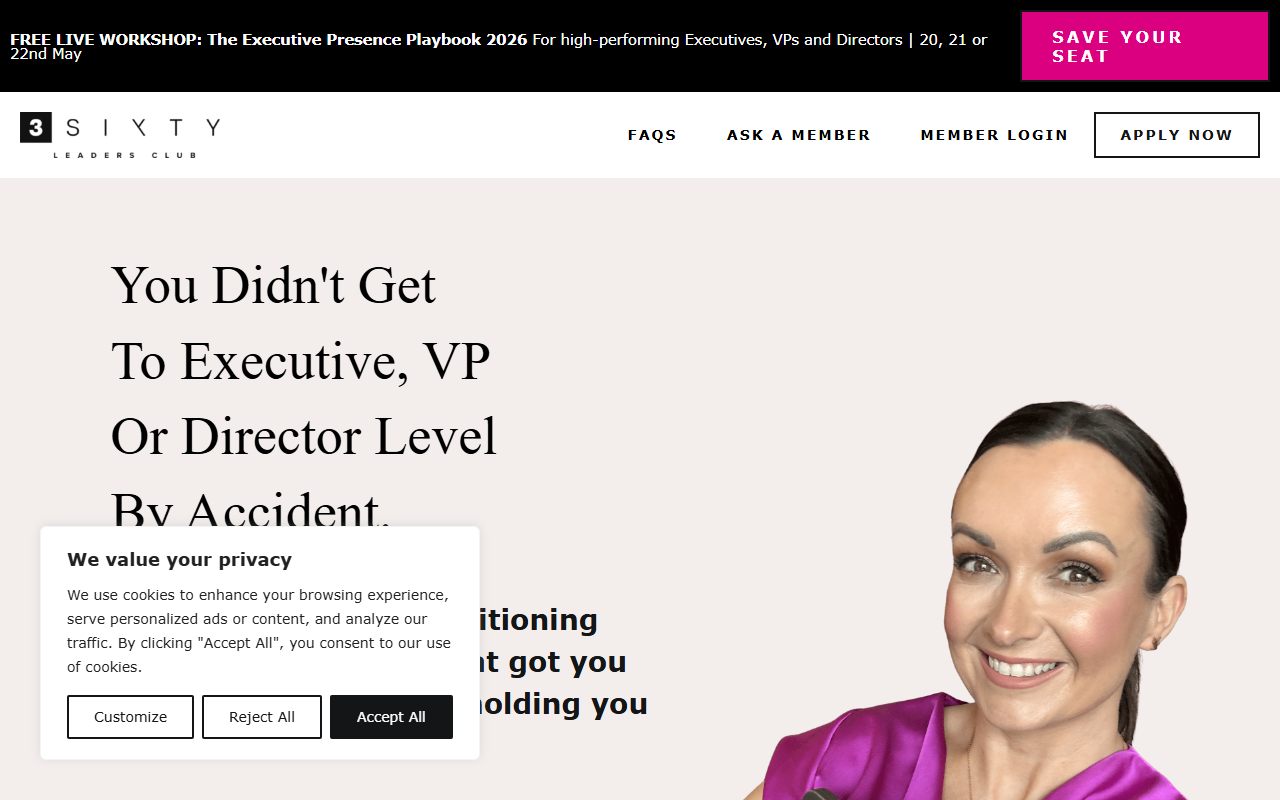 360leadersclub.com screenshot