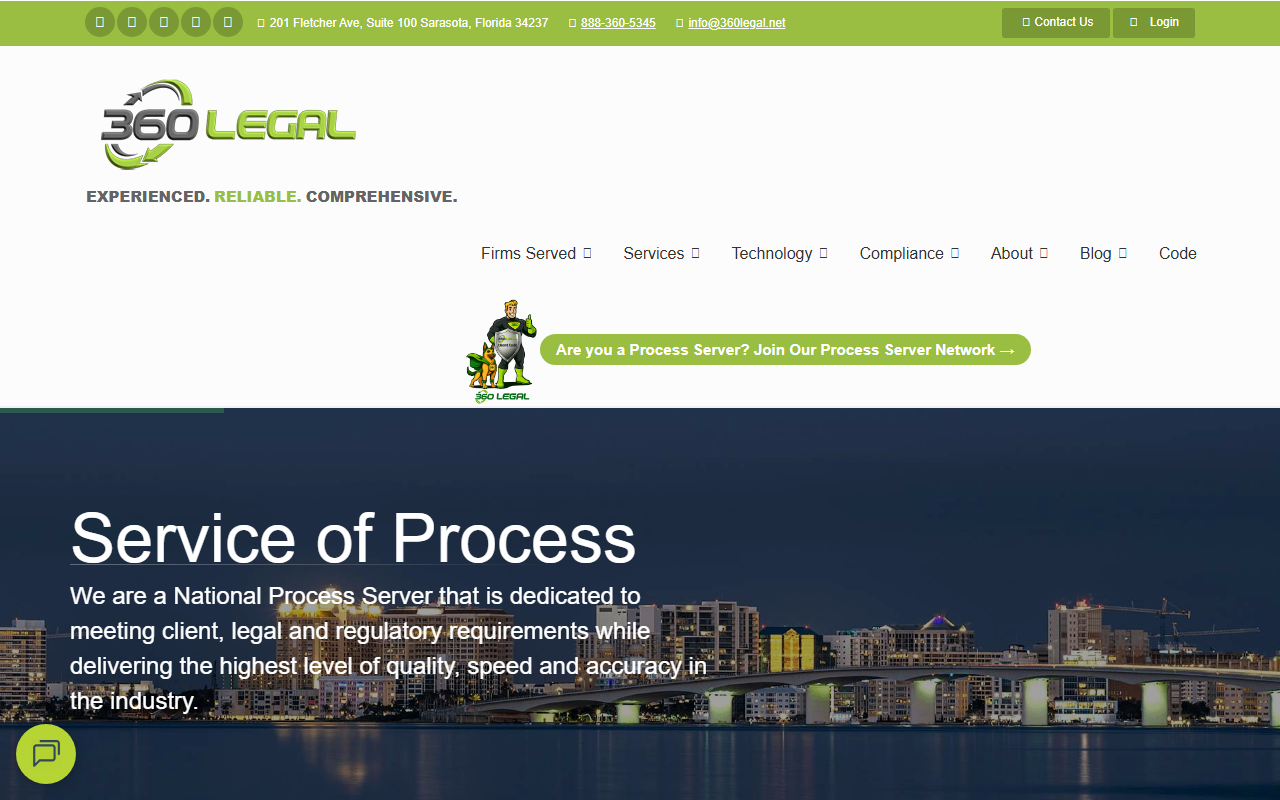 360legalflorida.com screenshot