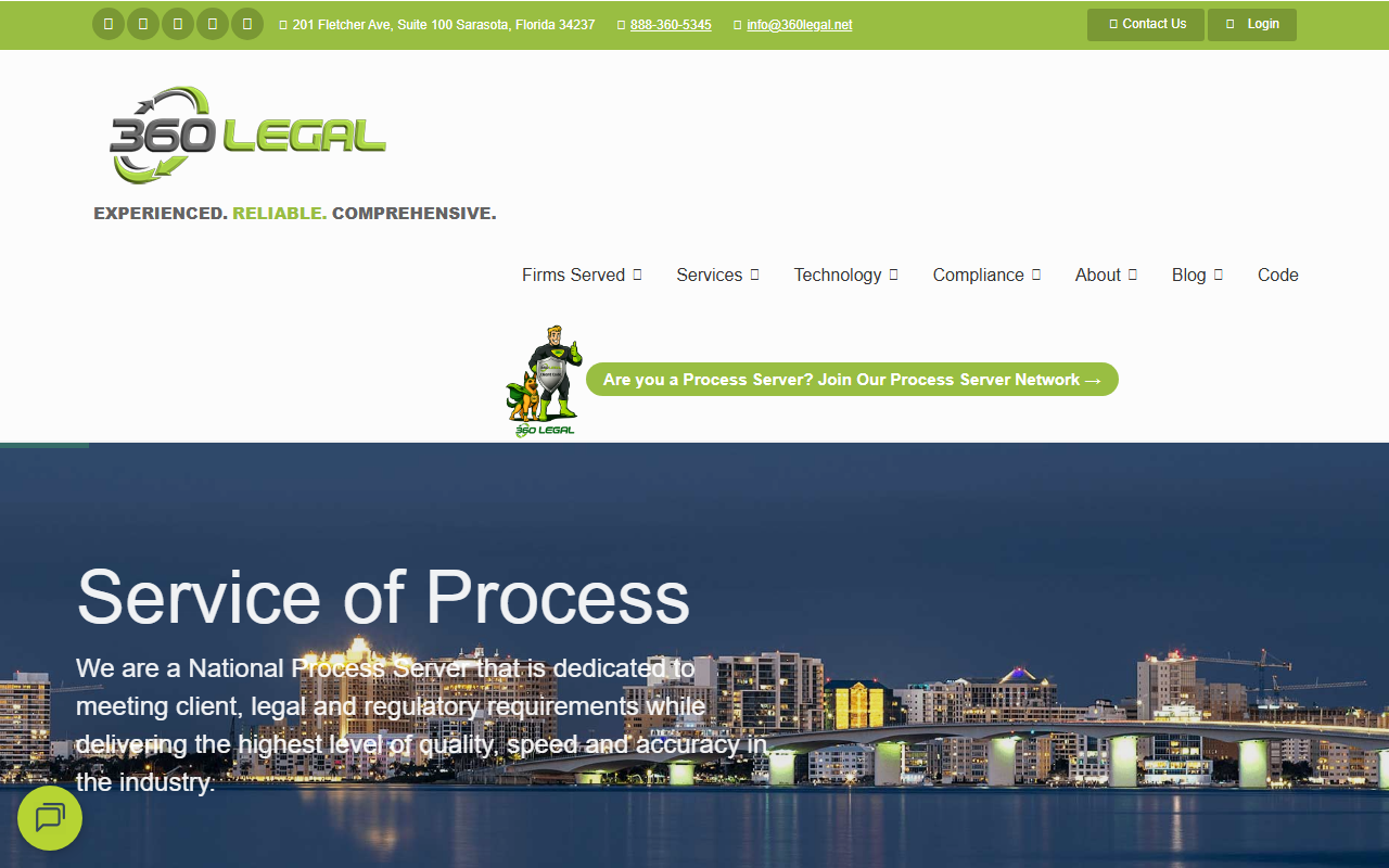 360legalsarasota.com screenshot