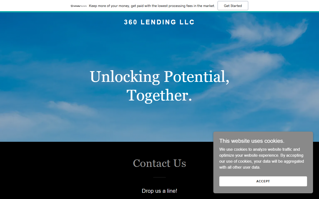 360lendingllc.com screenshot