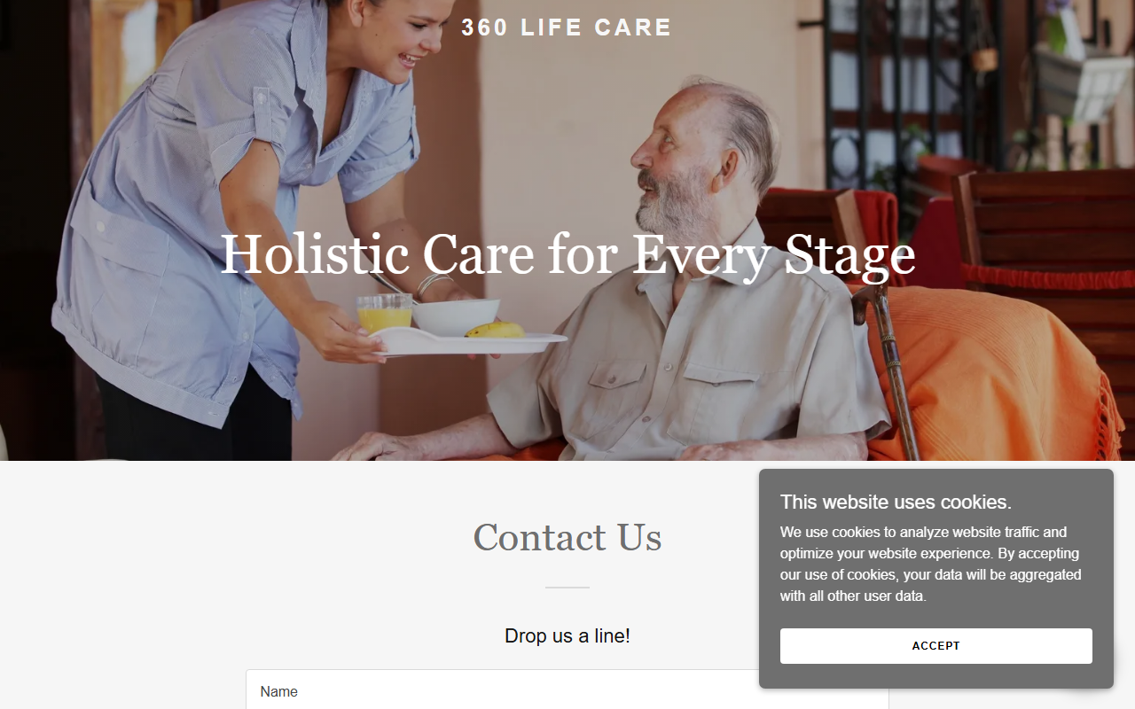 360lifecare.com screenshot