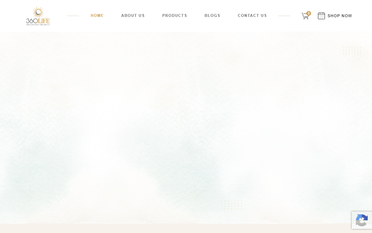 360lifeorganics.com screenshot