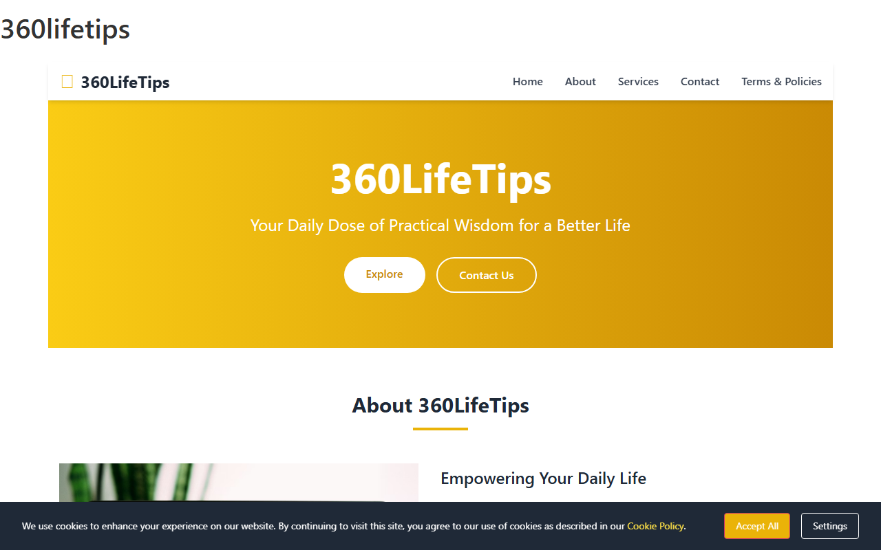 360lifetips.com screenshot