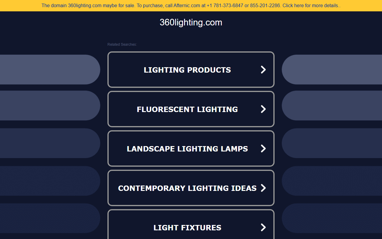 360lighting.com screenshot