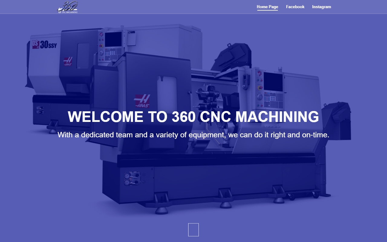 360machining.com screenshot
