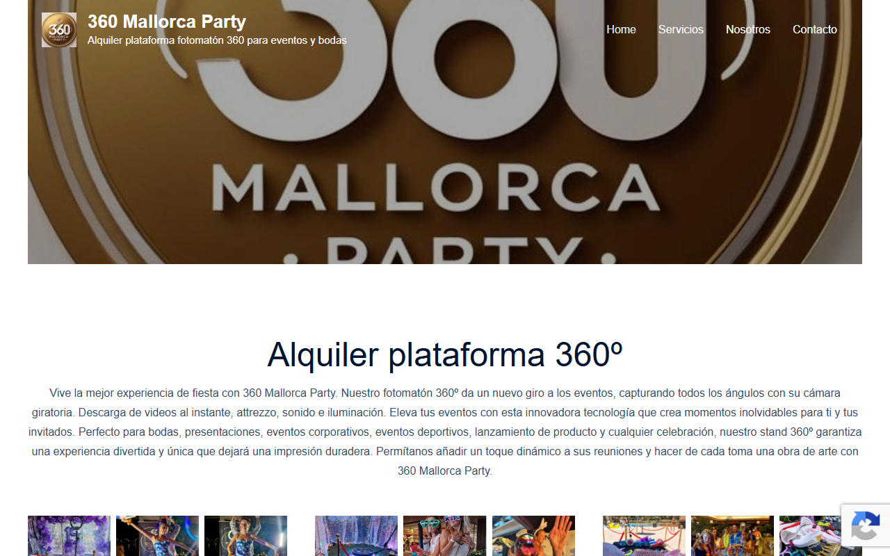 360mallorcaparty.com screenshot