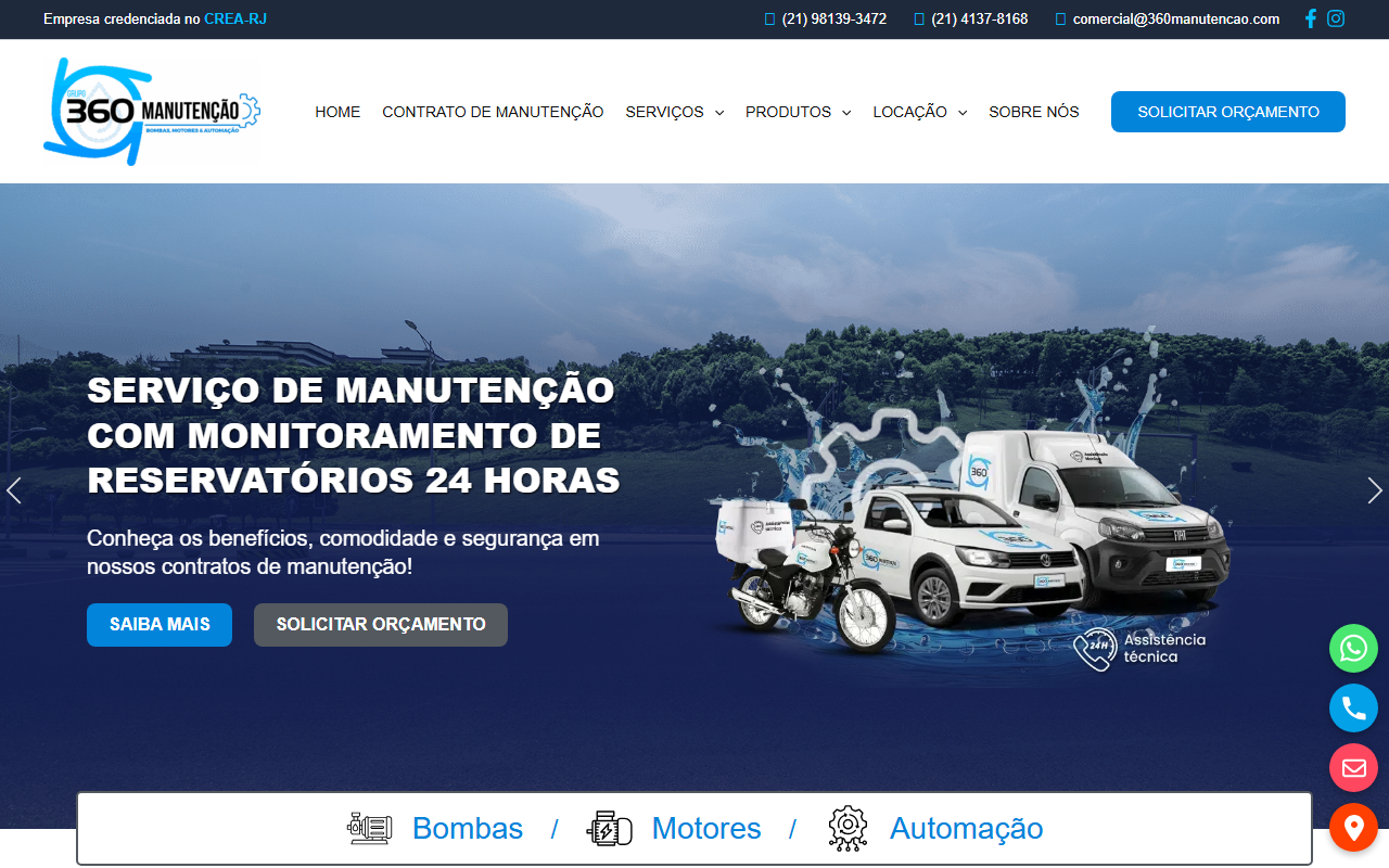 360manutencao.com screenshot