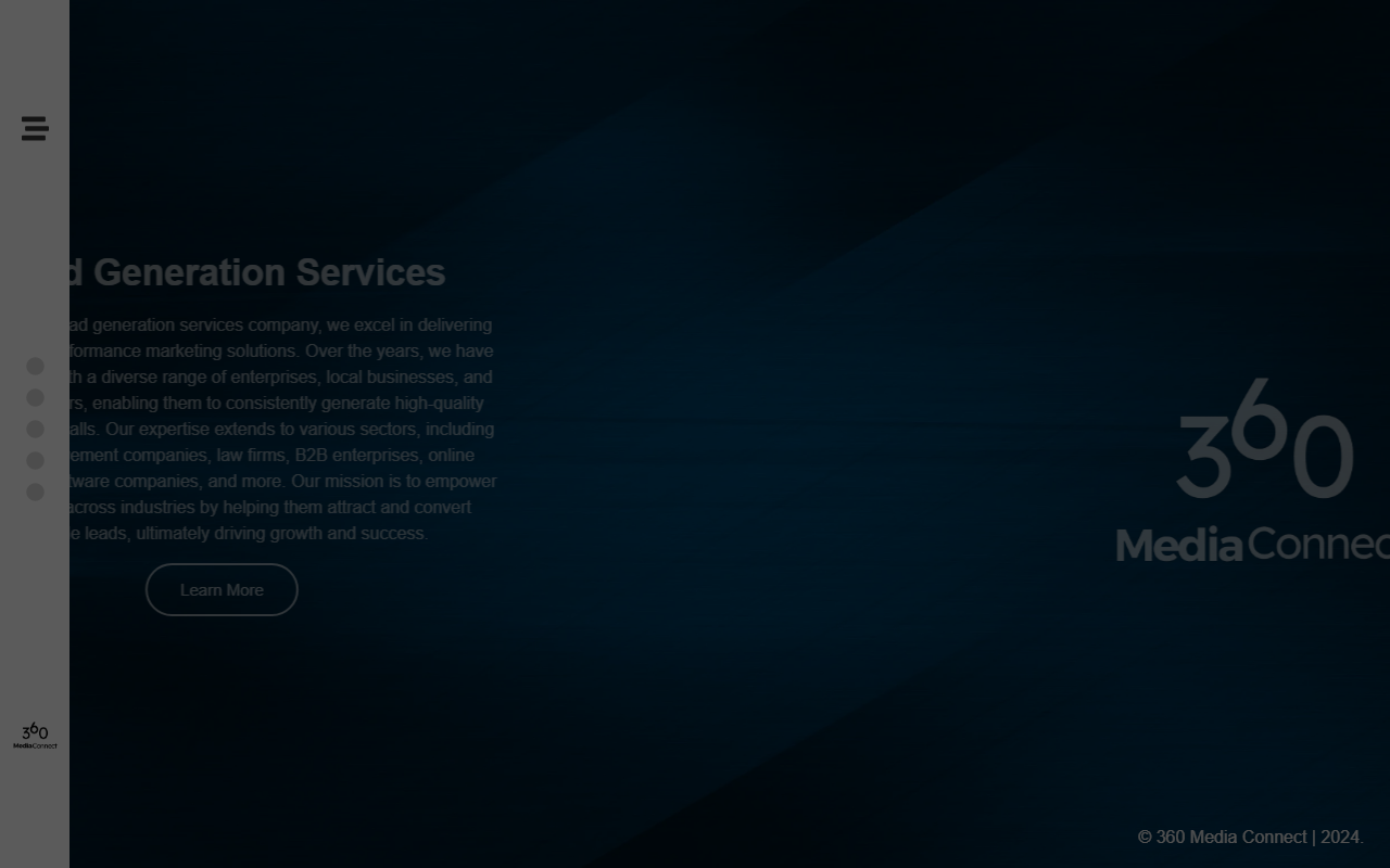360mediaconnect.com screenshot