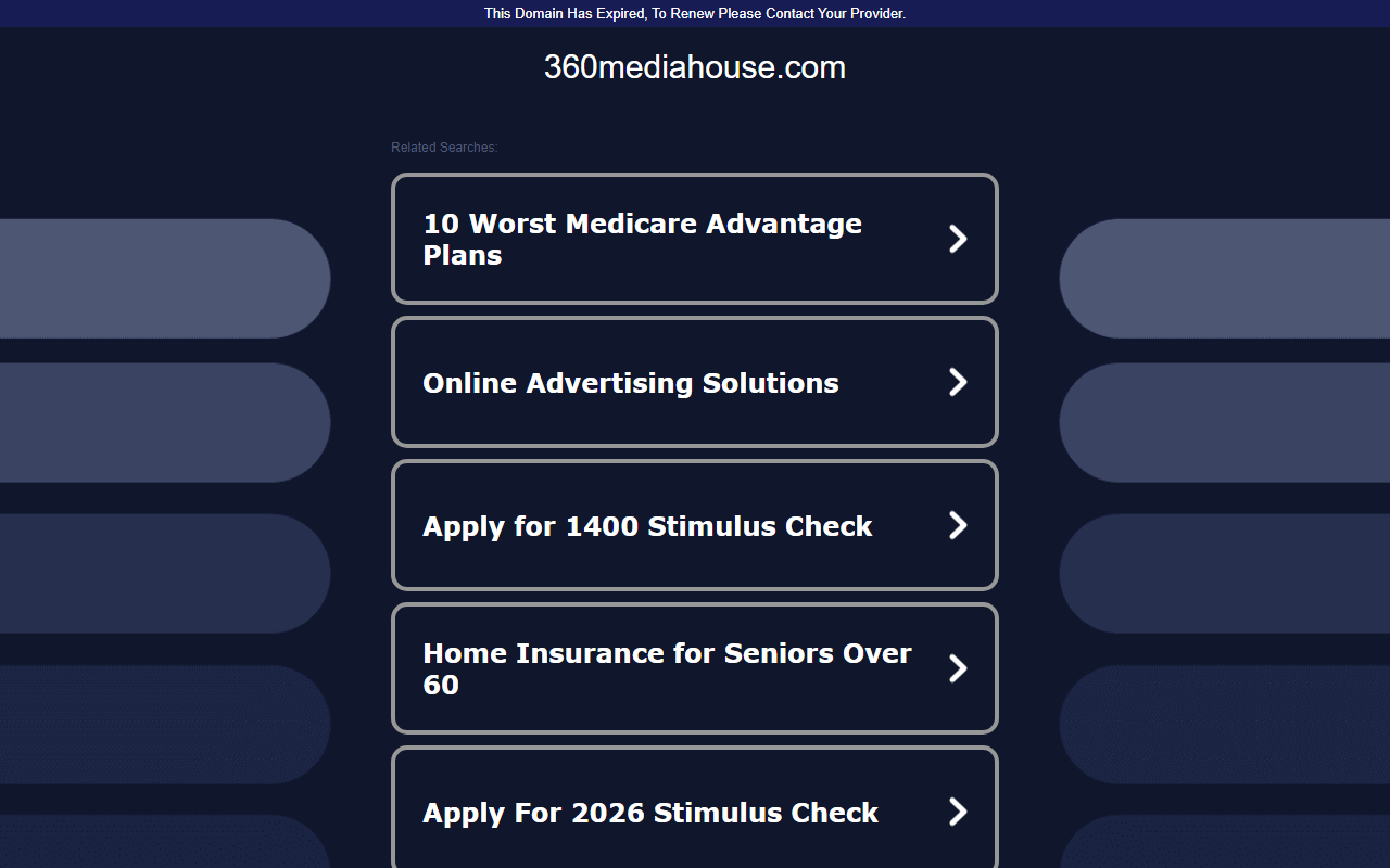 360mediahouse.com screenshot