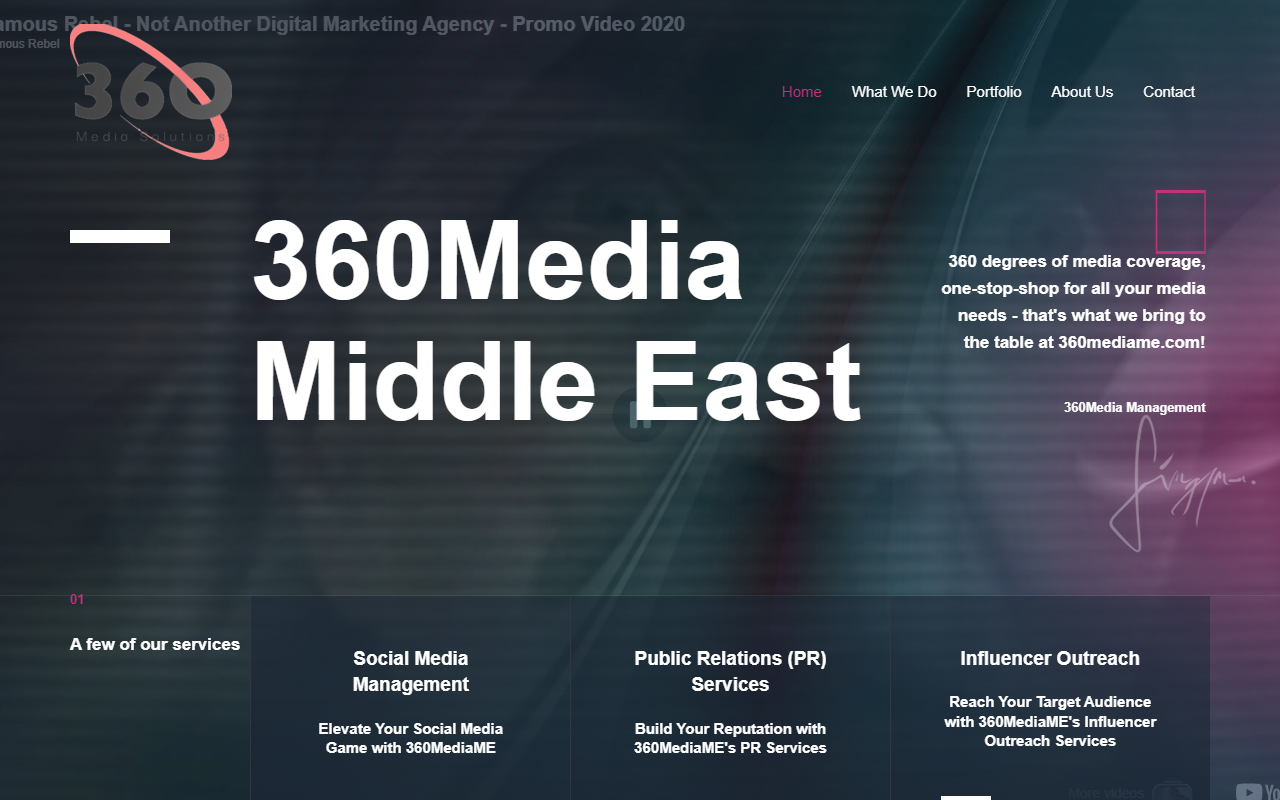 360mediame.com screenshot