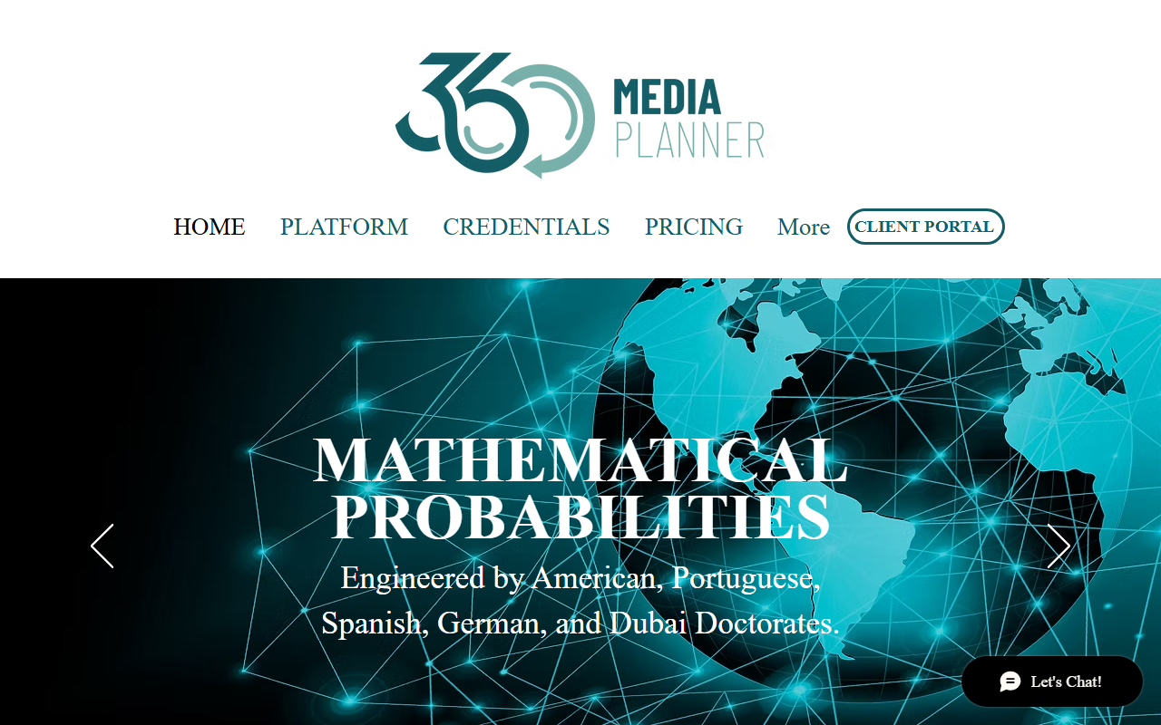 360mediaplanner.com screenshot
