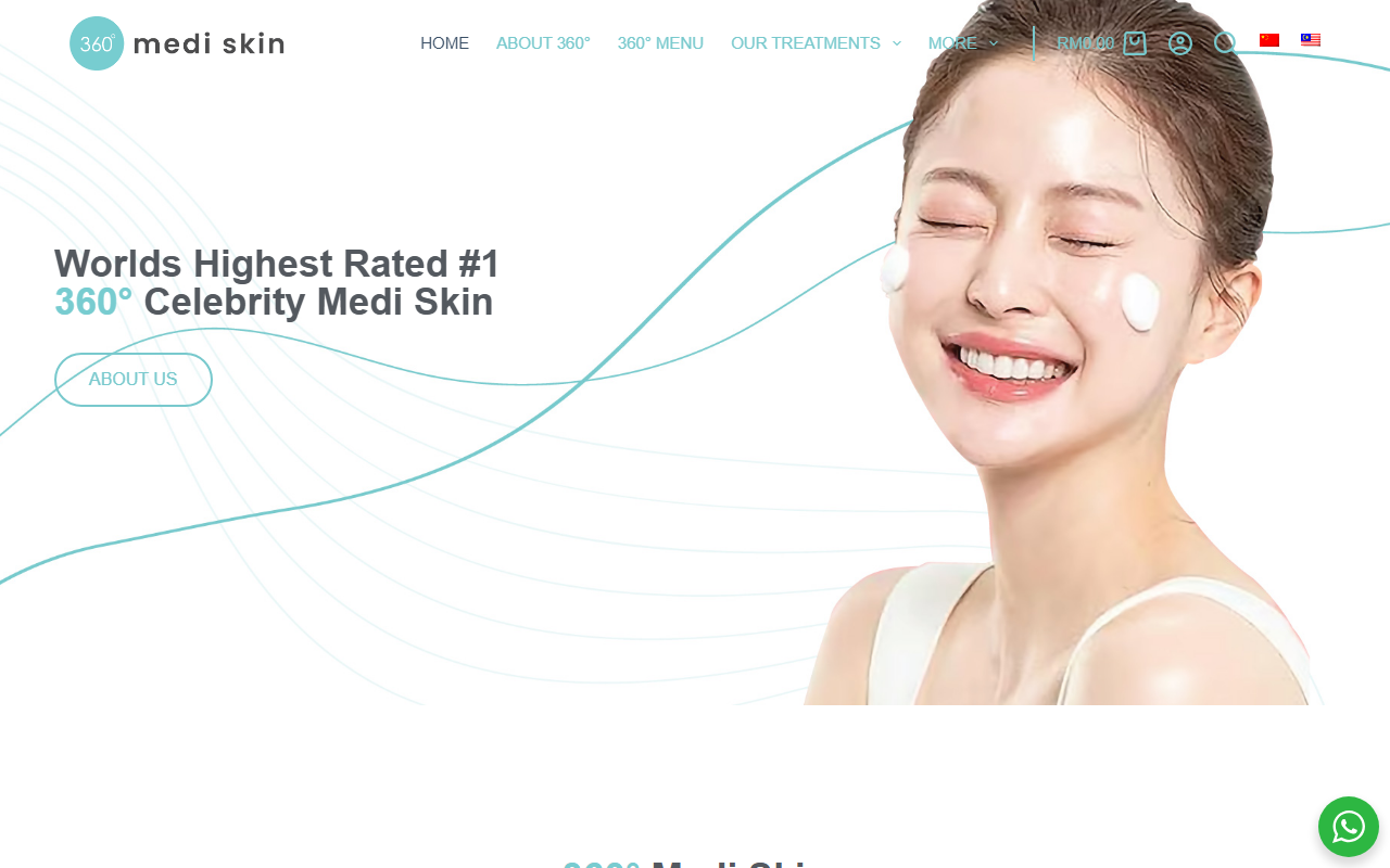 360mediskin.com screenshot