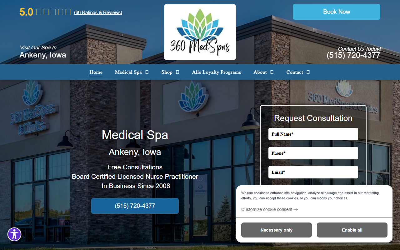 360medspas.com screenshot