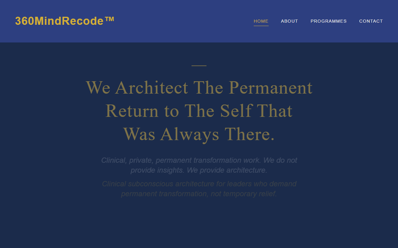 360mindrecode.com screenshot