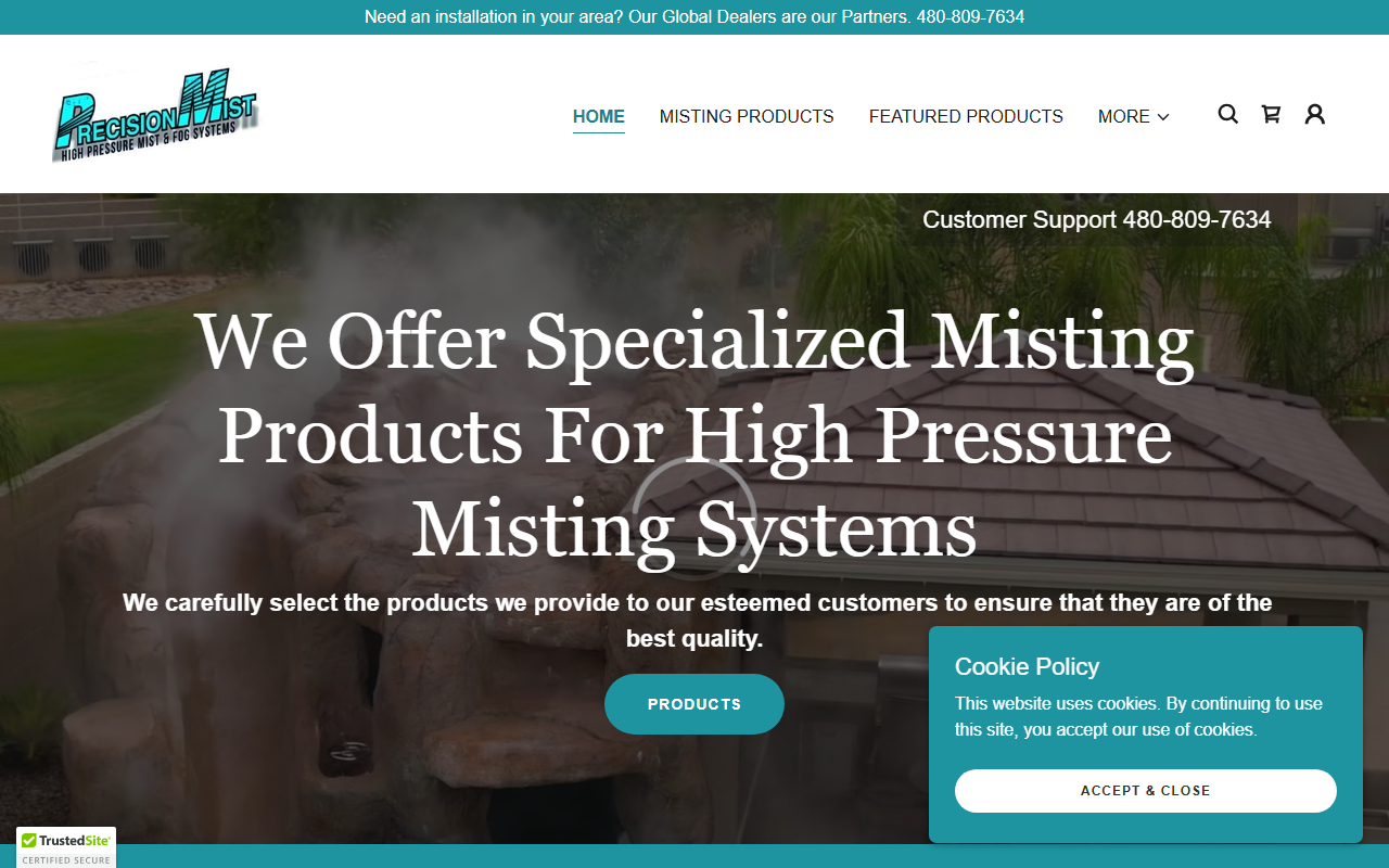 360misting.com screenshot