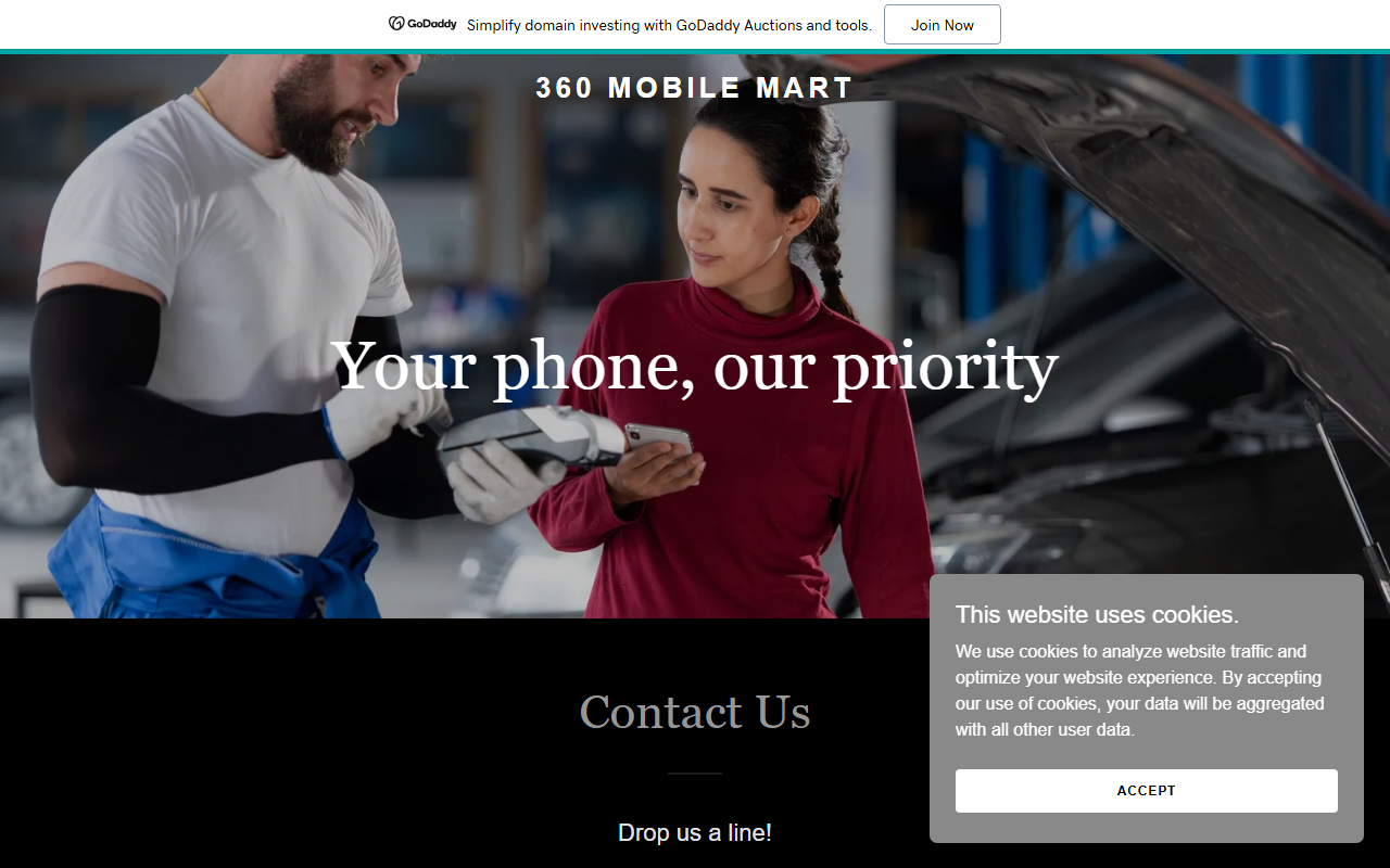360mobilemart.com screenshot