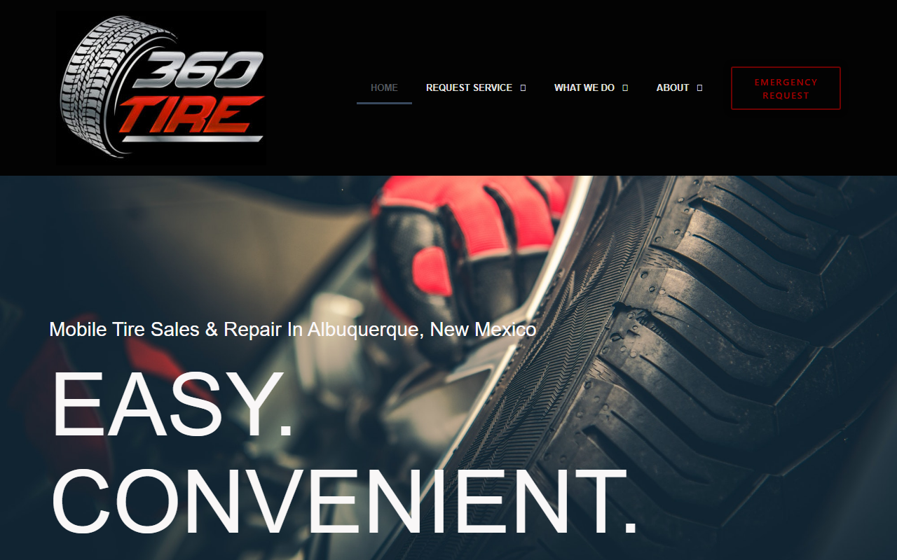 360mobiletire.com screenshot