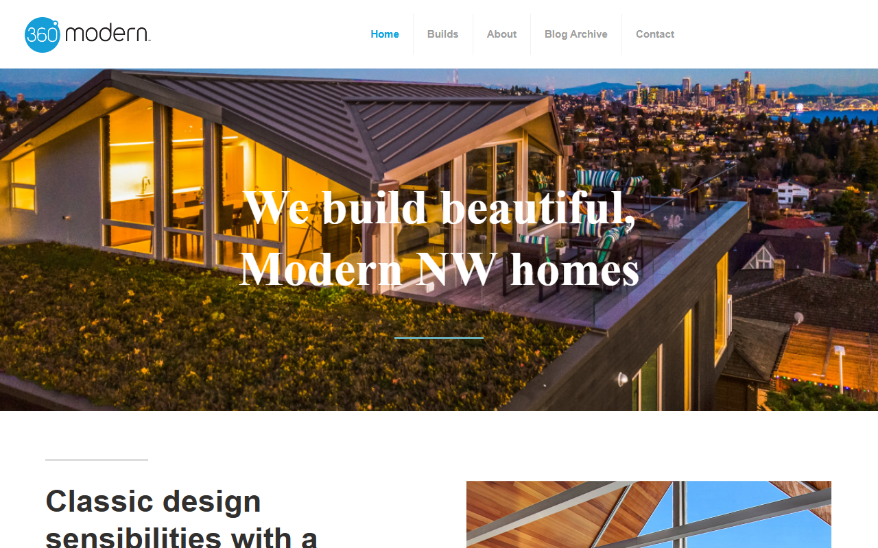 360modernhomes.com screenshot