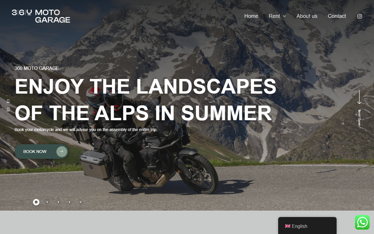 360motogarage.com screenshot