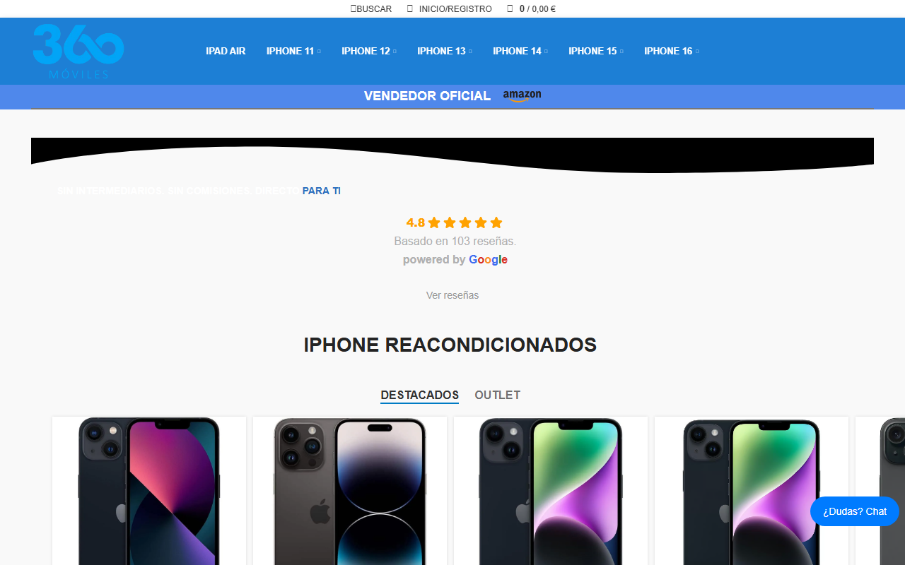 360moviles.com screenshot