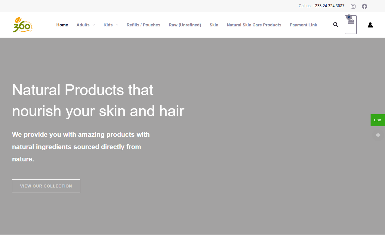 360naturalsghana.com screenshot