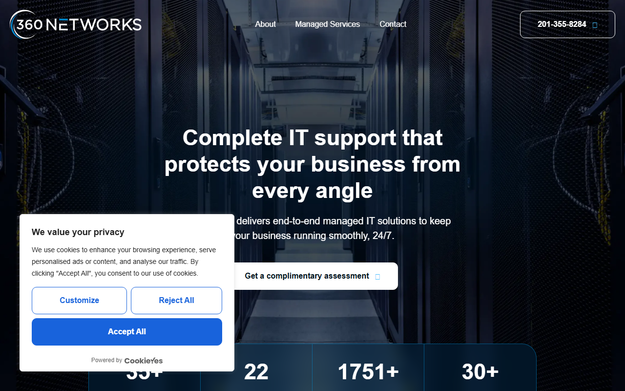 360networksnj.com screenshot