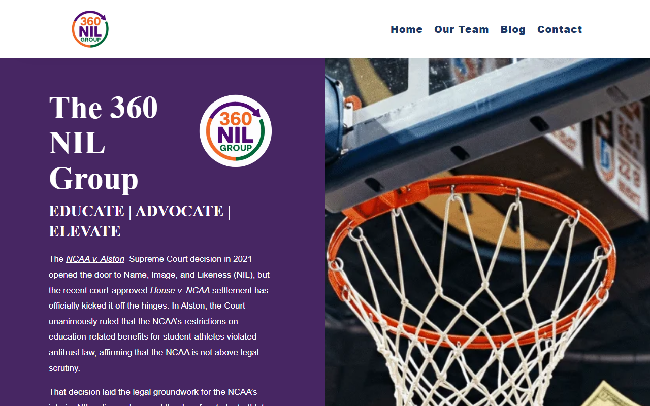 360nilgroup.com screenshot