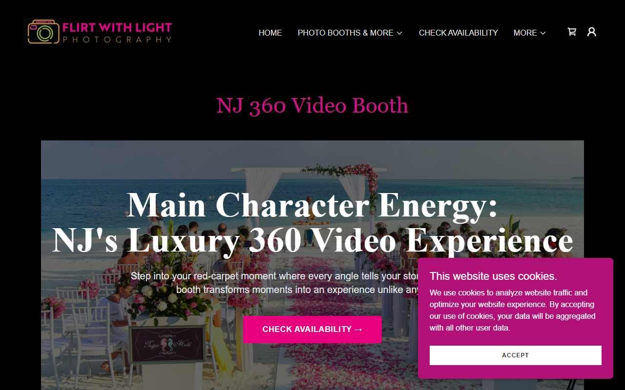 360njphotobooth.com screenshot