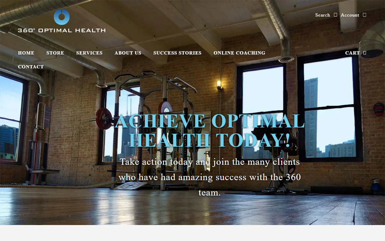 360optimalhealth.com screenshot