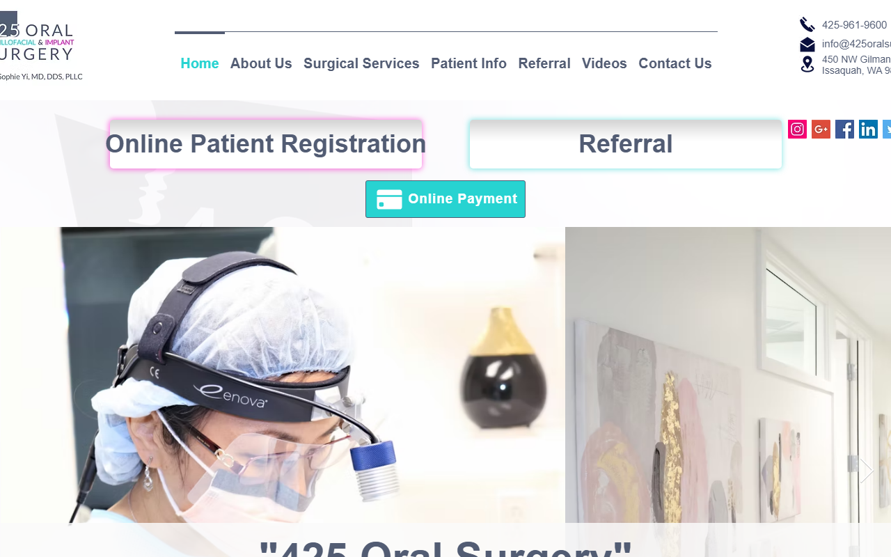 360oralsurgery.com screenshot