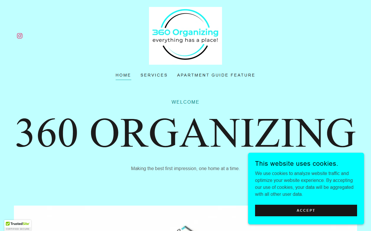 360organizing.com screenshot