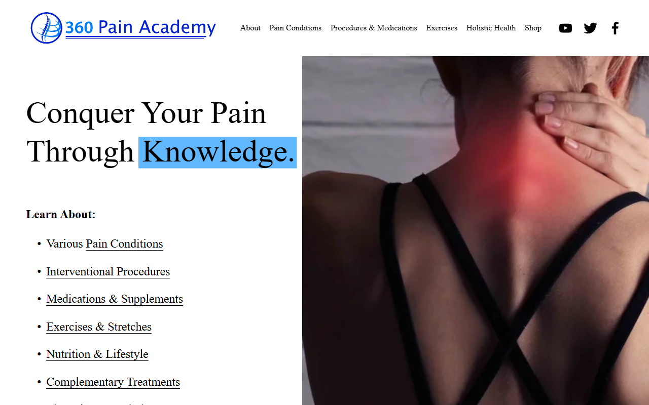 360painacademy.com screenshot