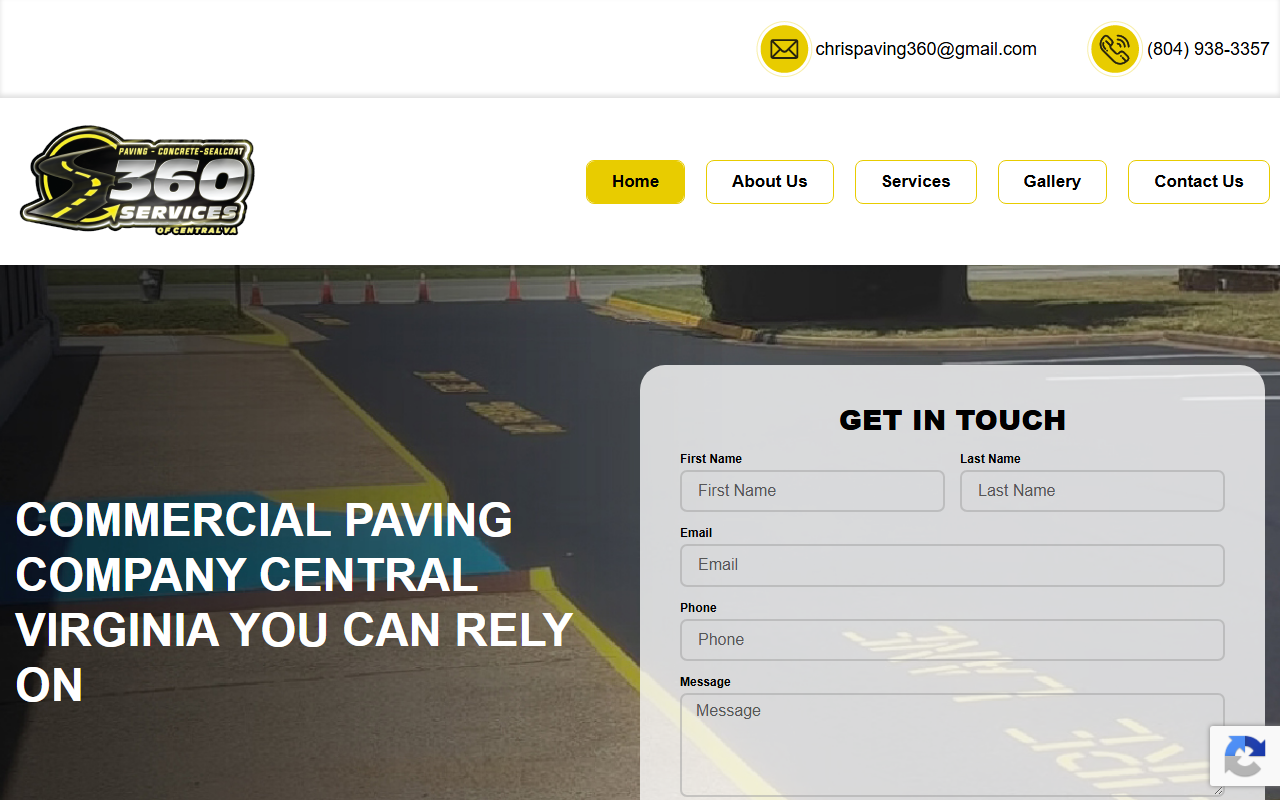 360pavingcva.com screenshot