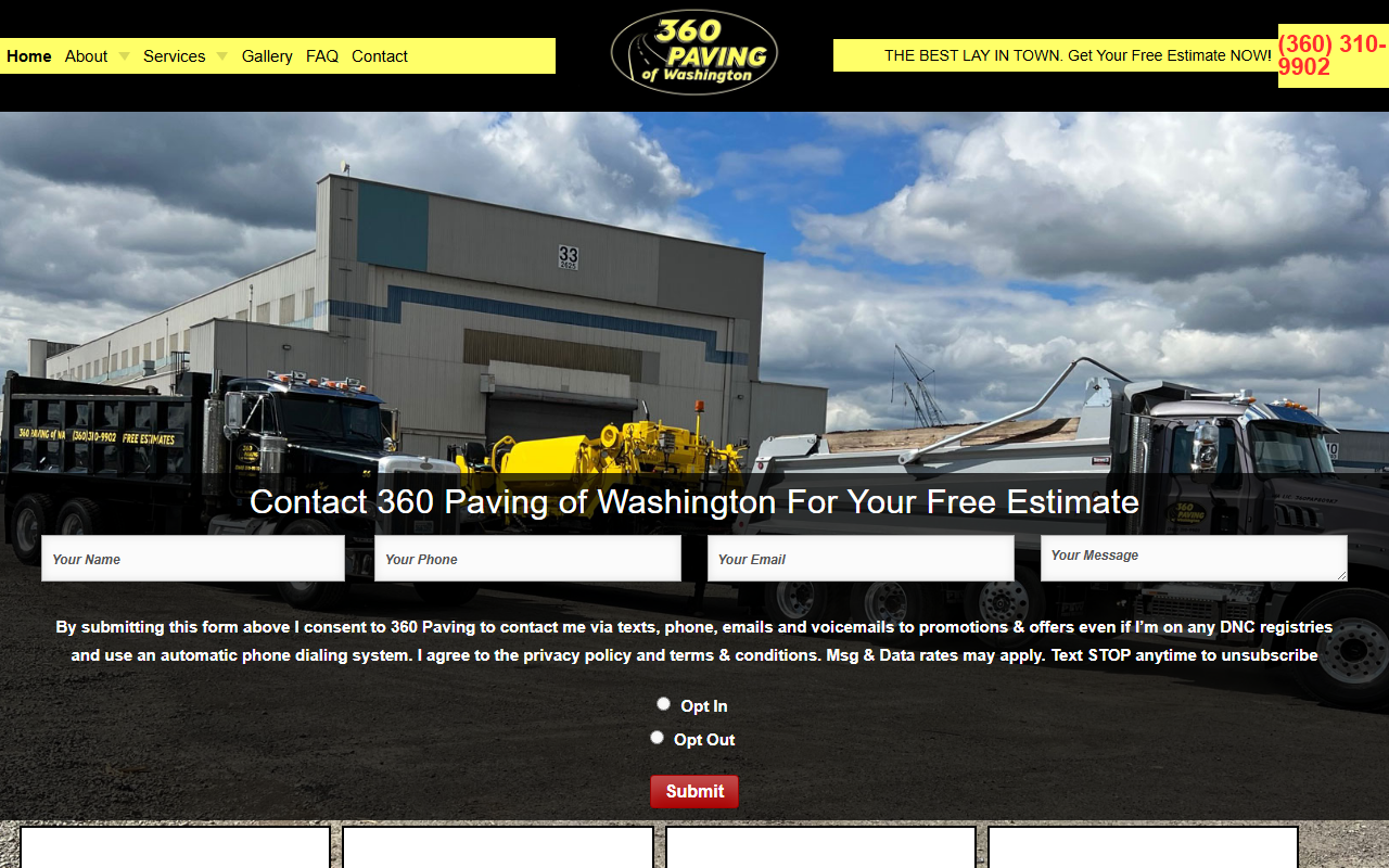 360pavingofwa.com screenshot